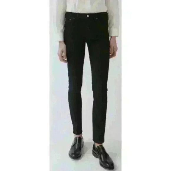 Acne Studios‎ Bla Konst Slim Fit Jeans in Climb Stay Black Size 26 Stretch Denim - Picture 11 of 11